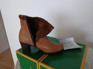 Botines de mujer piel marrones