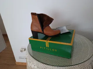 Botines de mujer piel marrones