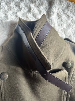 Abrigo militar Zara lana verde