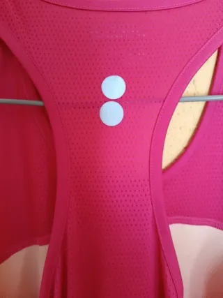 Camiseta deportiva Reebok tirantes degradado