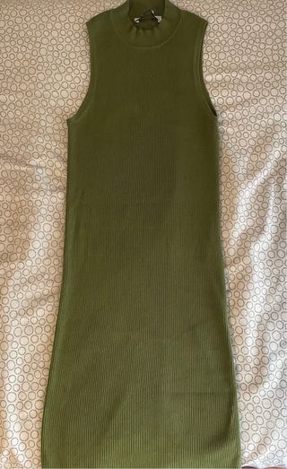 Vestido verde de tirantes