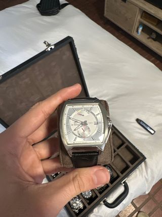 Reloj de Berger Plata y Negro