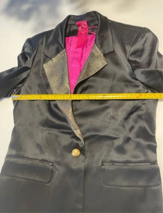 Chaqueta La Condesa Negra y Dorada Mujer