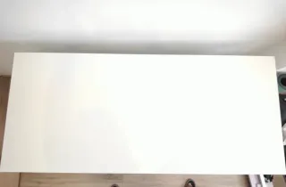 Escritorio blanco con 3 cajones (maison du monde)