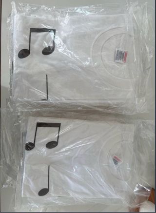 Lote de 50 camisetas tallas L 100% algodon NUEVAS