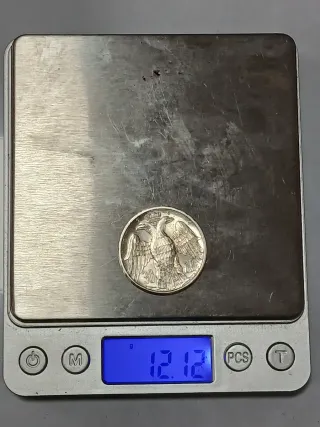 Moneda de plata 30 drachma de grecia