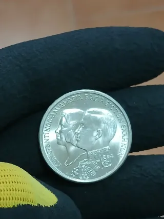 Moneda de plata 30 drachma de grecia