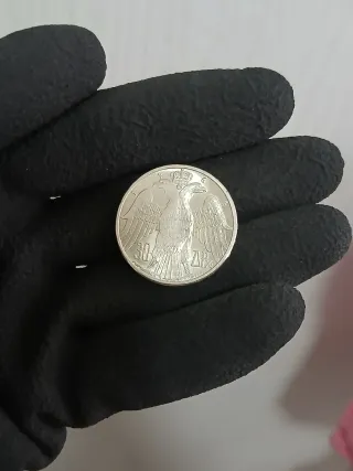 Moneda de plata 30 drachma de grecia