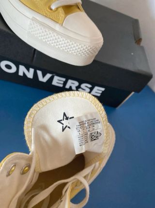 Converse Plataforma Amarillas