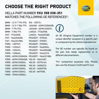 HELLA 9XU 358 038-351 Rueda libre alternador - Med