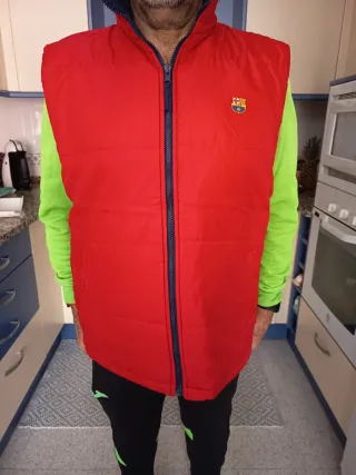 Chaleco FCBarcelona reversible