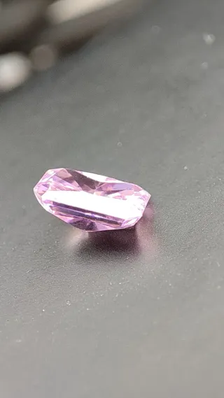 Diamante Rosa Talla Rectangular 1 ct ,4x6mm
