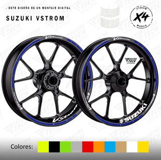 Pegatinas llantas Suzuki Vstrom