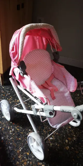 Carro Muñeca Elegance Rosa
