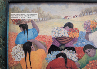 Cuadro Cosecha de Flores Eduardo Millones