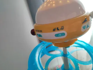 Móvil cuna bebé con luces, proyector de estrellas