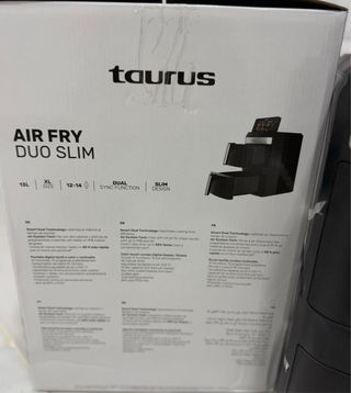 FREIDORA TAURUS AIR FRY DUO SLIM NUEVA A ESTRENAR