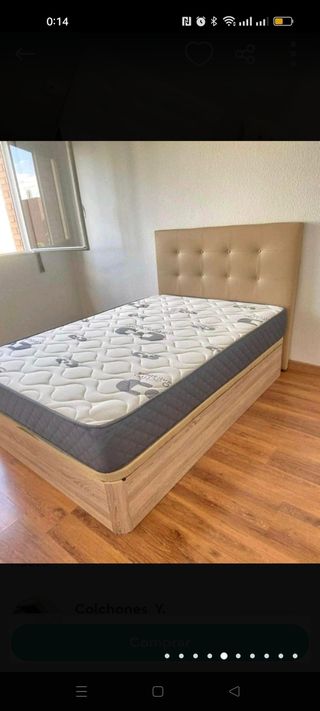 Colchón y canapé