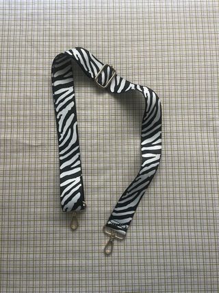 Correa de bolso con estampado cebra
