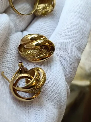 ESPECTACULAR CONJUNTO DE JOYAS PENDIENTES Y ANILLO