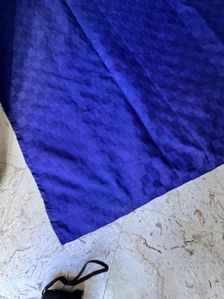 Tovaglia blu in tessuto