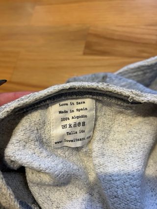 Sudadera infantil Love It Sara unisex