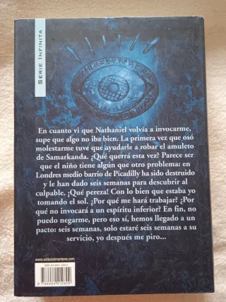 Libro "El ojo del Golem" Jonathan Stroud