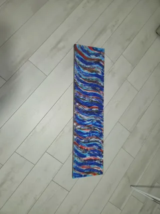 Quadro astratto moderno dipinto a mano - Acrilico