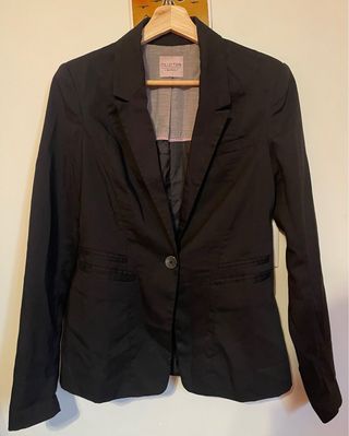 Americana negra Bershka