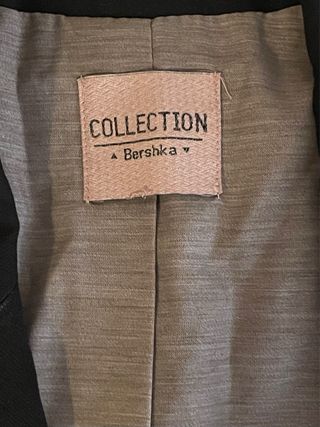 Americana negra Bershka