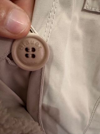 Blauer Giubbino Beige