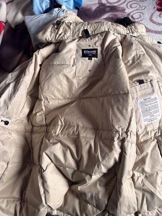 Blauer Giubbino Beige