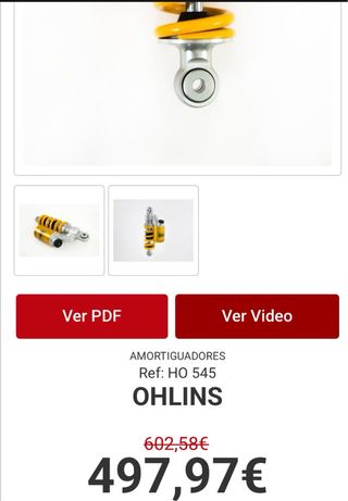 Amortiguadores Öhlins STX 36 (ver todas las fotos)