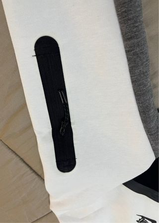 Tuta Nike Tech Fleece Grigio Bianco Nero