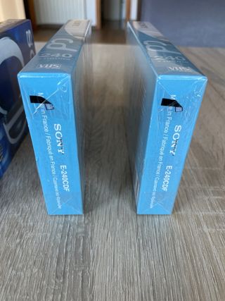 Cintas VHS Sony CD 240 Nuove (4 unità)