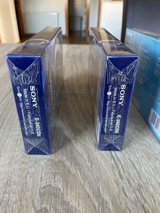 Cintas VHS Sony CD 240 Nuove (4 unità)