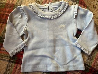 Sudadera bebé 1-2 meses azul