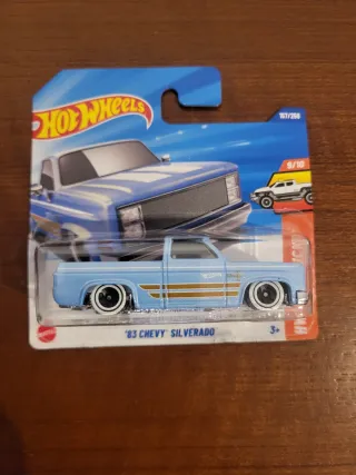 Hot Wheels '83 Chevy Silverado Azul
