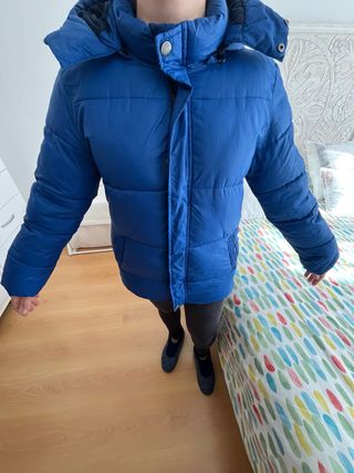 Anorak niño azul eléctrico