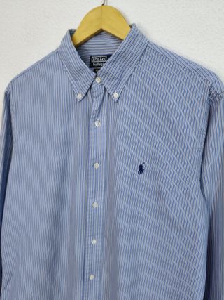 Camisa Polo Ralph Lauren Rayas Talla L