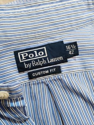 Camisa Polo Ralph Lauren Rayas Talla L
