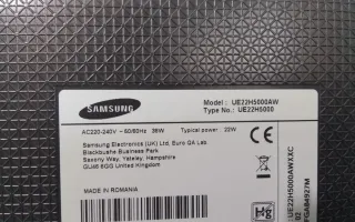 Tv 22"samsung 2hdmi ascao