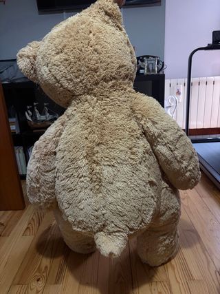 Oso de peluche gigante marrón 100 cms alto