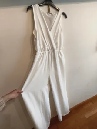 Mono blanco moda italiana talla 38