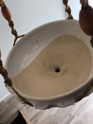 MACETERO DE CERÁMICA COLGANTE JARDIN TERRAZA HOGAR