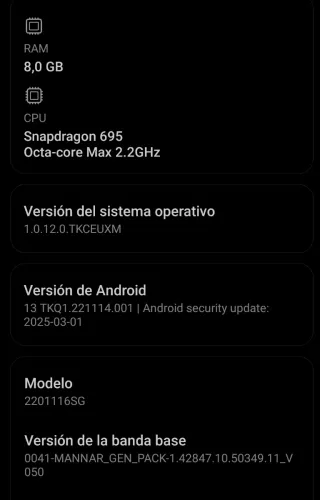Xiaomi Redmi Note 11 Pro 5G Negro