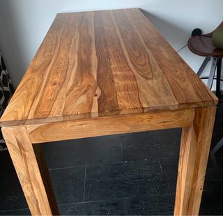 Mesa alta de madera Maison Du Monde