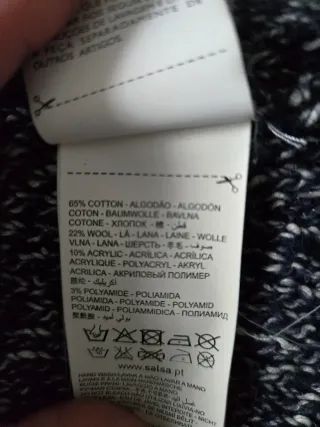 Chaqueta larga Salsa multicolor