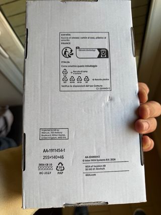 Set 24 cubiertos IKEA TILLAGD negros