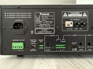 Amplificador Pascom PCR-130D 130W